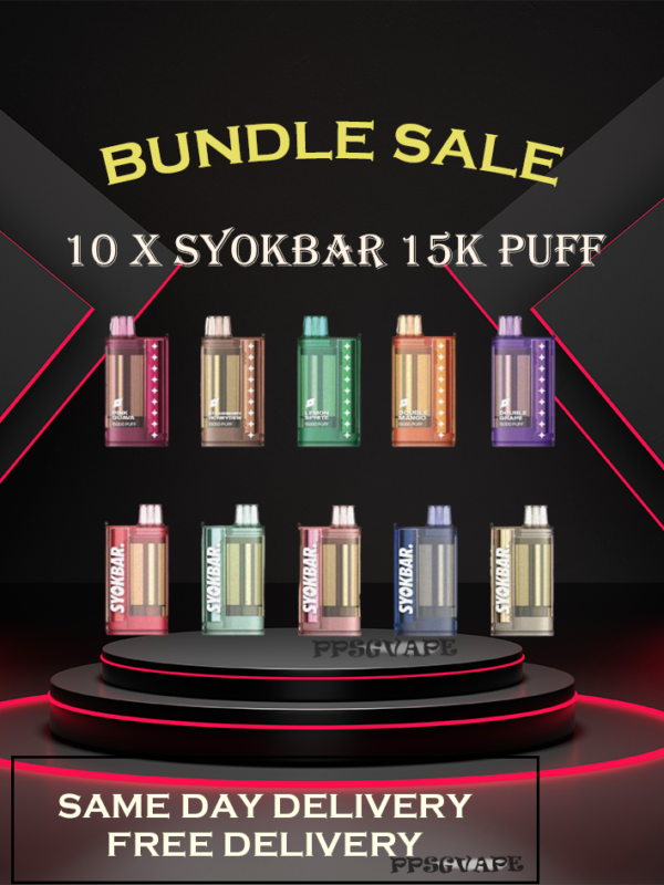 10X SYOKBAR 15K PUFF BUNDLE